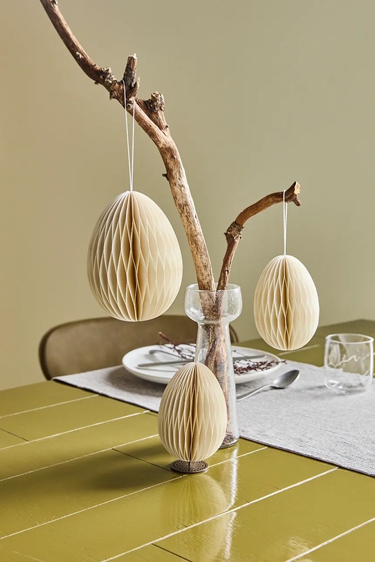 Διακοσμητικά ειδώλια House Doctor HDEggs 15 / 19 cm 2-pack 900001272 μπεζ