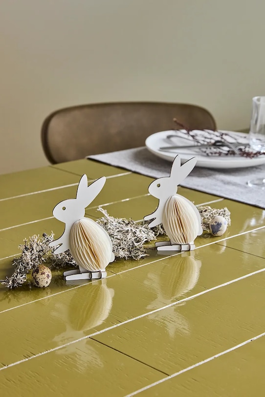 Χριστουγεννιάτικα στολίδια House Doctor HDRabb 14 cm 900001276 μπεζ AA00