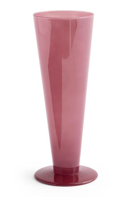 HAY vaso decorativo in vetro colorato 23 x 8,3 x 8,3 cm rosso AF574.A602.AU90