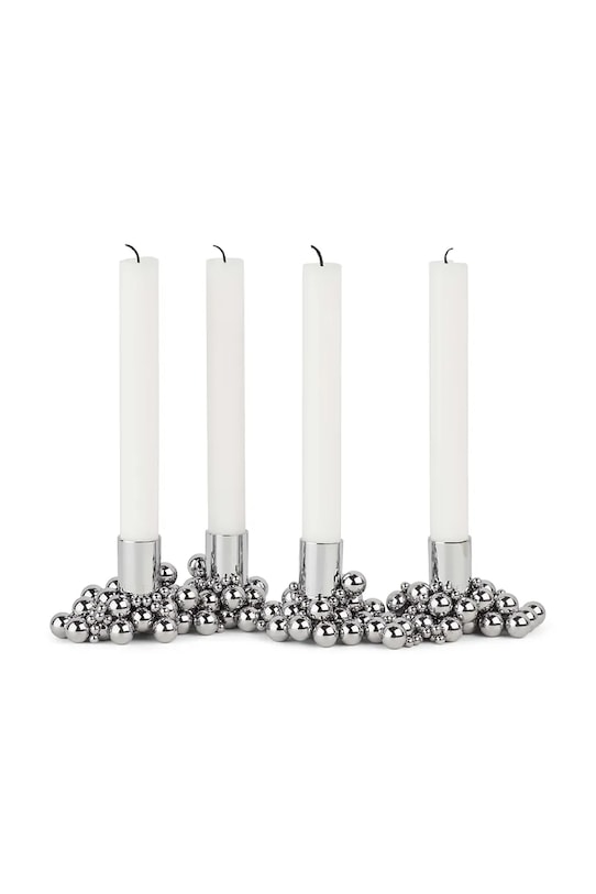 Gejst świecznik ze stali szary G10042