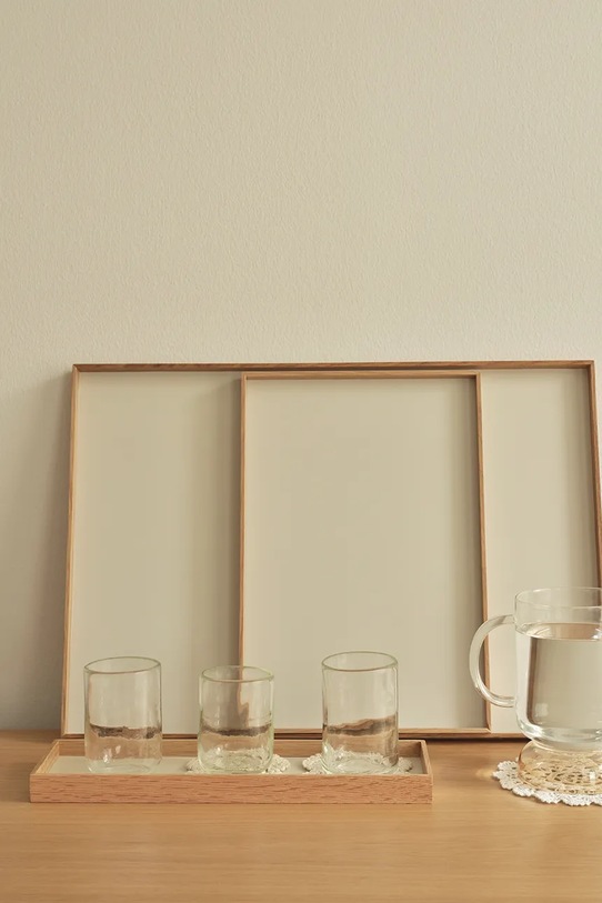 Salon i sypialnia Gejst taca dekoracyjna 2 x 34 x 23,2 cm G00220 beżowy