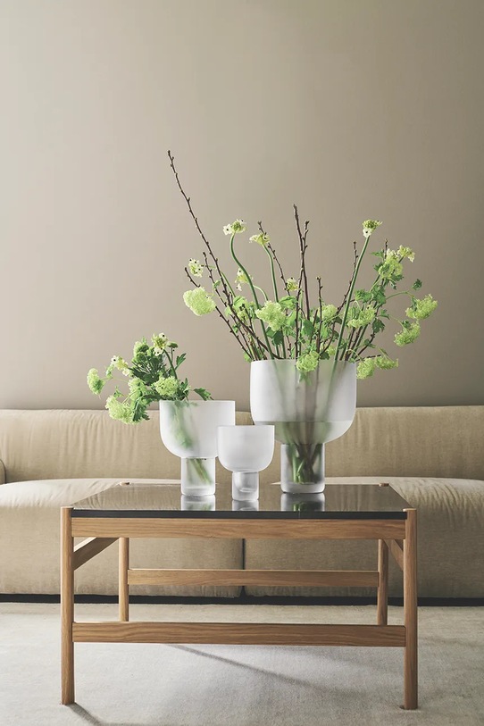 Salon i sypialnia Gejst wazon ze szkła 20 x 24,5 cm G10336 transparentny