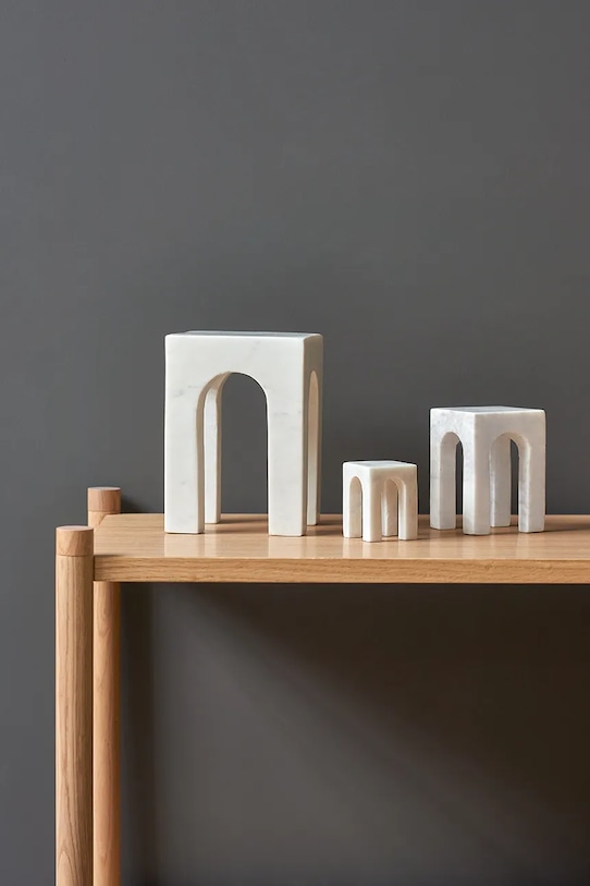 Gejst podpórki do książek dekoracyjne z marmuru 17 / 11 / 6,5 cm G10440