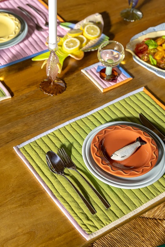 &k amsterdam świecznik dekoracyjny ze szkła barwionego 2186.08 multicolor