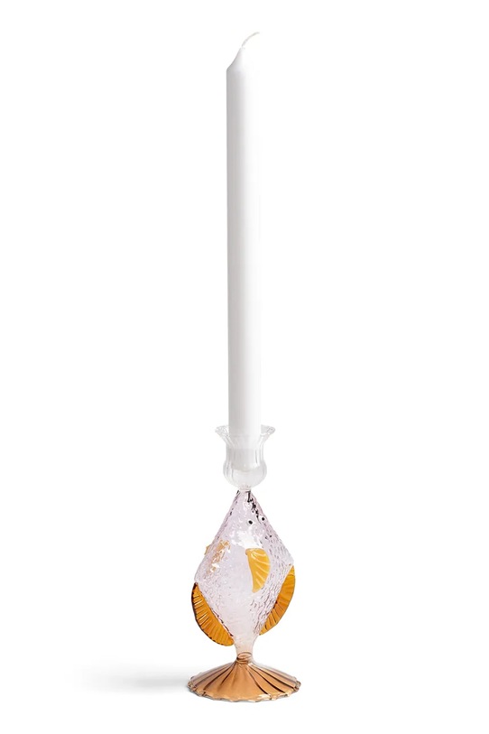 &k amsterdam świecznik dekoracyjny ze szkła barwionego 2186.08 multicolor AA00