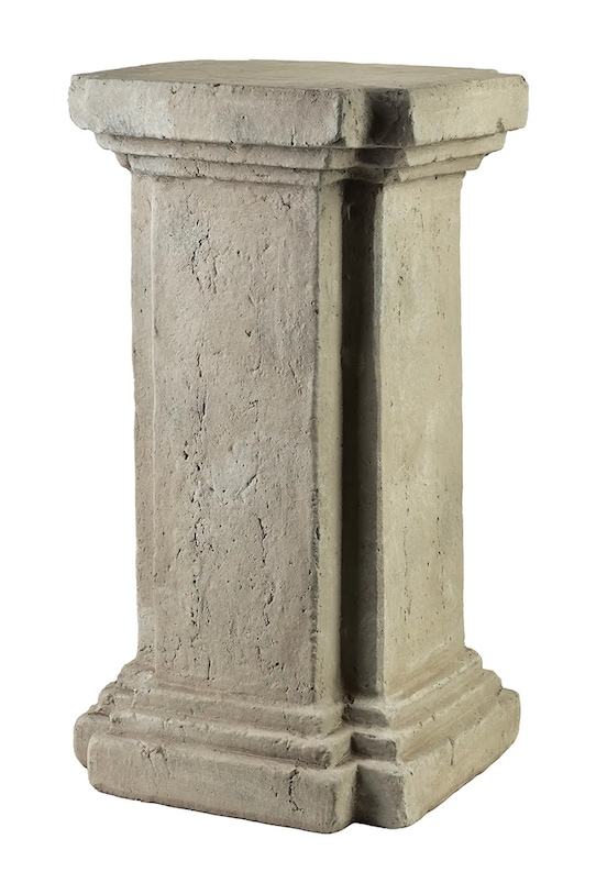 Inne Figurka dekoracyjna 26,5 x 26,5 x 50 cm szary HTC2742