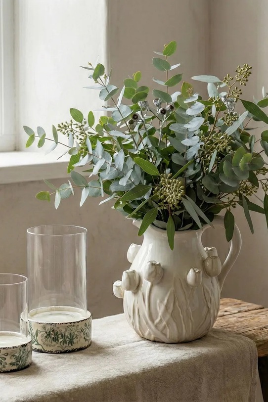 Inne Świecznik dekoracyjny 18 x 18 x 21 cm multicolor HTC2568