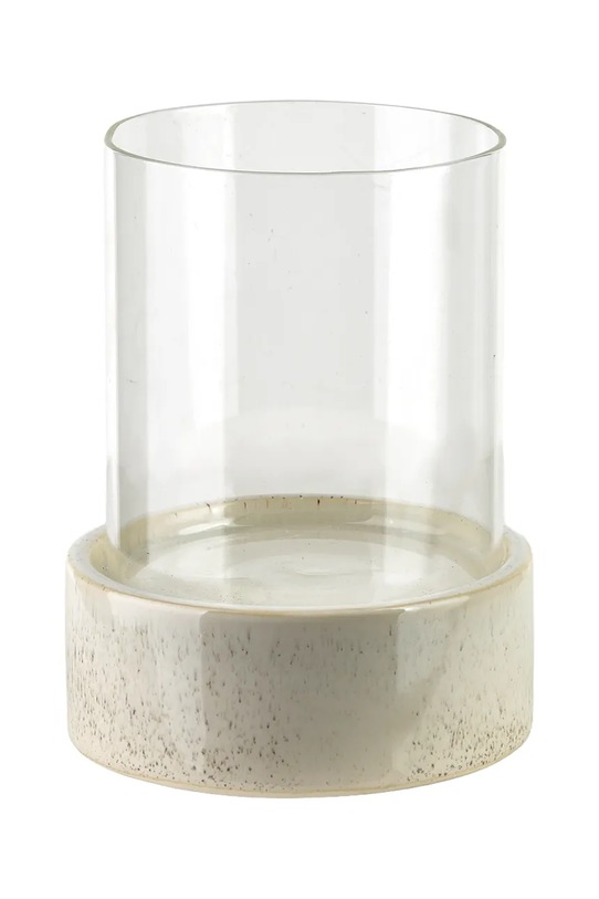 Inne świecznik dekoracyjny 14 x 14 x 14 cm beżowy HTC2551