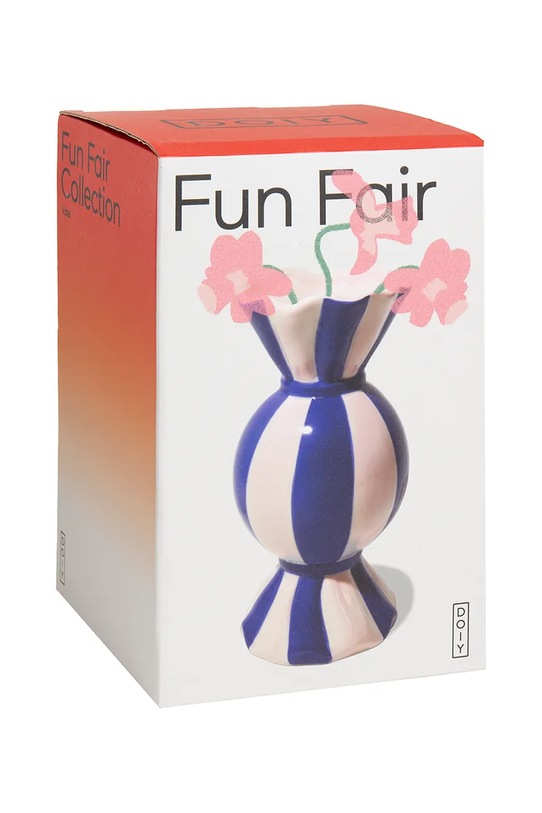 DOIY wazon dekoracyjny z ceramiki 9 x 9 x 20 cm multicolor DYVASFUN