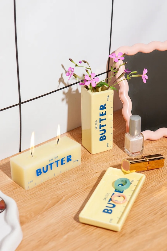 DOIY wazon dekoracyjny z ceramiki 4,2 x 4,2 x 11,5 cm DYVASBUXS