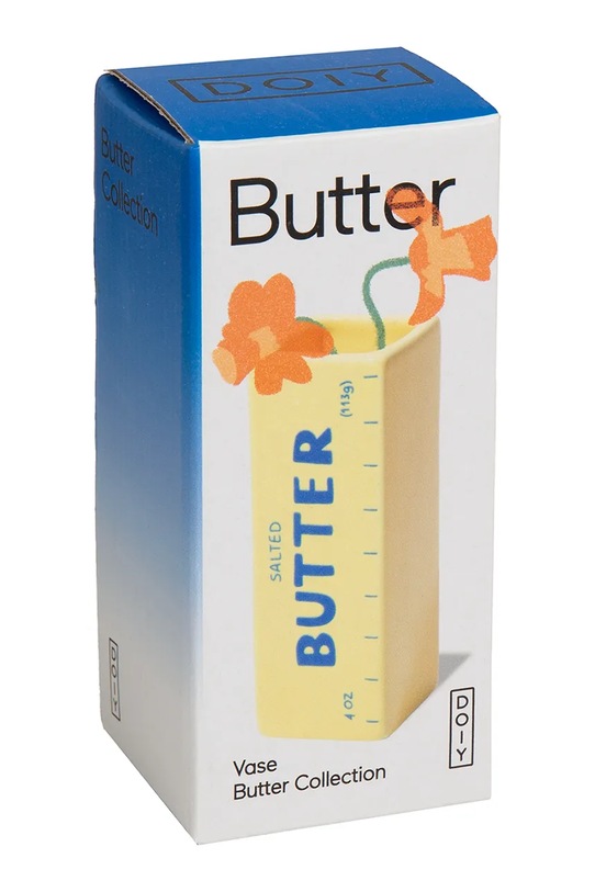 DOIY wazon dekoracyjny z ceramiki 4,2 x 4,2 x 11,5 cm DYVASBUXS