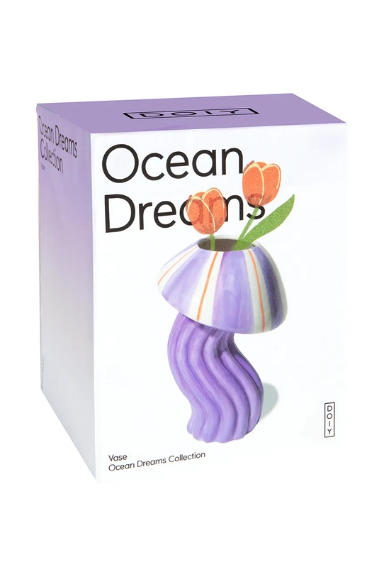 DOIY wazon dekoracyjny z ceramiki 13 x 13 x 18 cm DYVASODJF