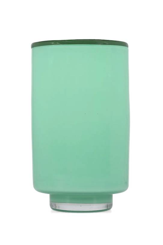 ONA wazon dekoracyjny ze szkła barwionego 12 x 21,5 cm turkusowy 262284