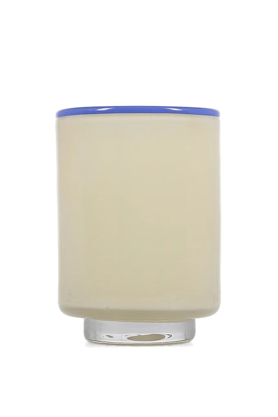 ONA wazon dekoracyjny ze szkła barwionego 10,5 x 14 cm beżowy 262286