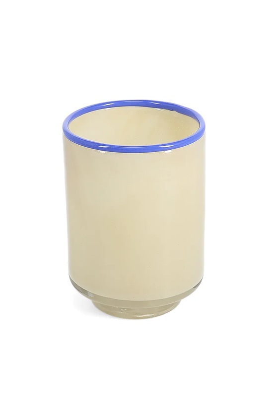 ONA wazon dekoracyjny ze szkła barwionego 10,5 x 14 cm 262286 beżowy AA00