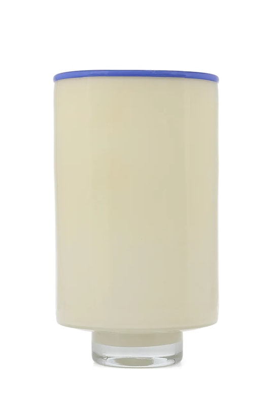 ONA wazon dekoracyjny ze szkła barwionego 15 x 26 cm beżowy 262288