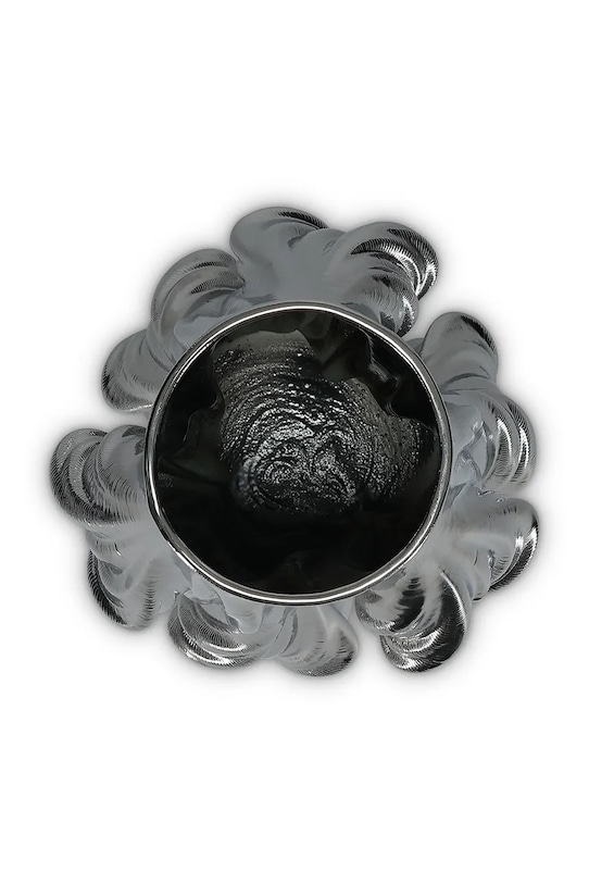 Salon i sypialnia S|P Collection wazon dekoracyjny z kamionki 20 x 20 x 28,5 cm 820312 srebrny