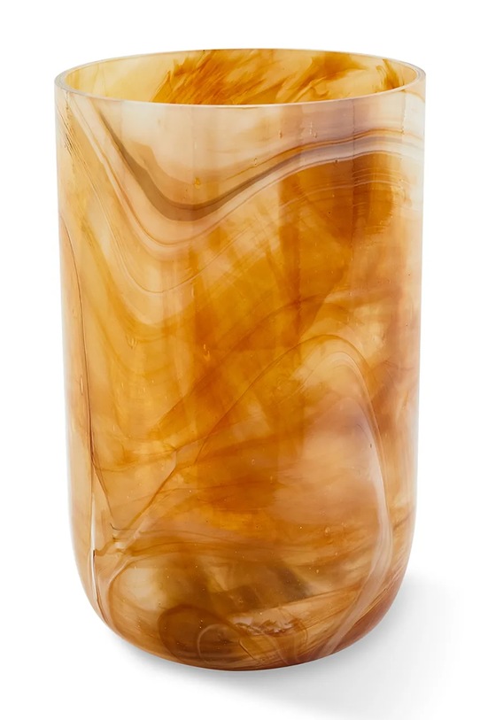 Pols Potten wazon dekoracyjny ze szkła barwionego 18,5 x 30 cm 140.205.493 żółty AA00