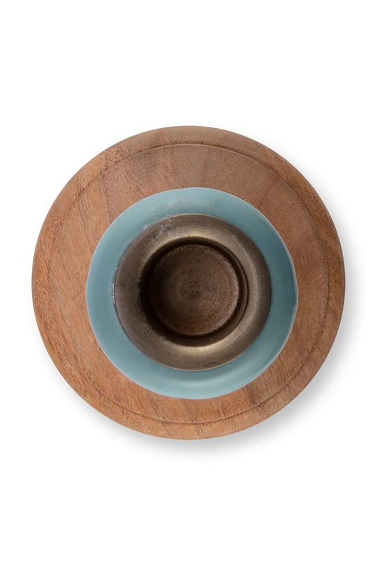 Pip Studio świecznik dekoracyjny drewniany 13 x 13 x 25 cm 51092169 beżowy AA00