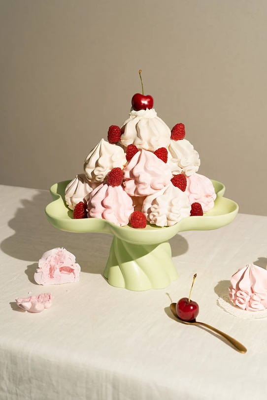 Salon i sypialnia Octaevo taca dekoracyjna z kamionki 27 x 25 x 11,5 cm OCFSM.24 zielony