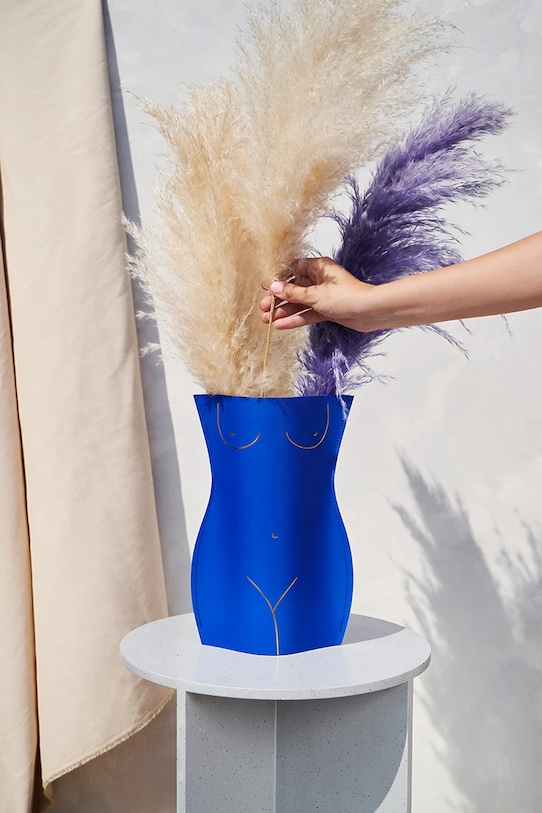 Octaevo wazon dekoracyjny z papieru 29 x 29 cm OPVVEB.19 granatowy AA00