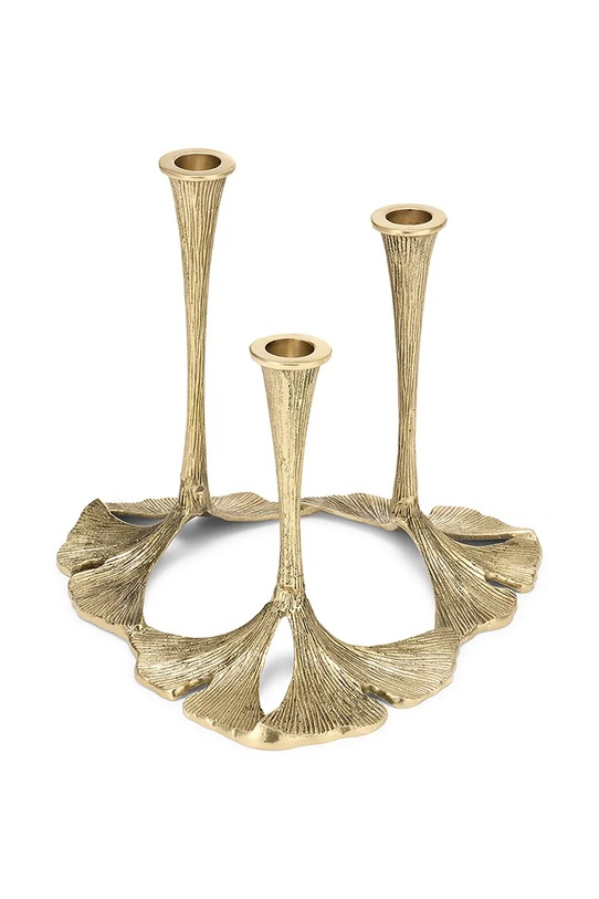 Doing Goods świecznik dekoracyjny mosiężny 24 x 24 x 21,5 cm żółty 1.20.30.040.926.5