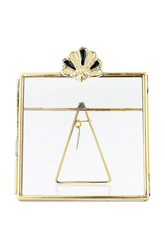 Doing Goods ramka dekoracyjna mosiężna 12,5 x 11 x 0,8 cm 1.20.12.085.923.4 żółty AA00