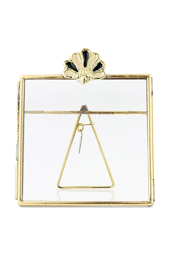 Doing Goods ramka dekoracyjna mosiężna 12,5 x 11 x 0,8 cm 1.20.12.085.923.4 żółty AA00