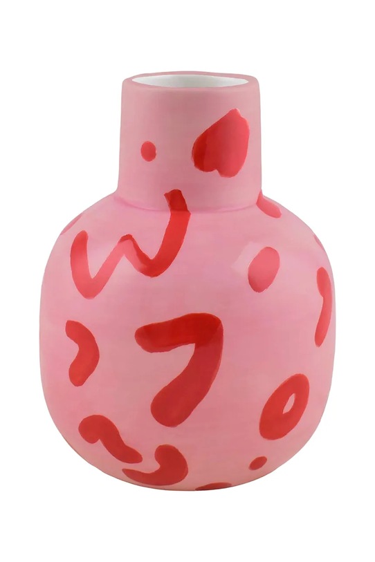 Qué Rico wazon dekoracyjny z dolomitu 11,5 x 11,5 x 16 cm różowy 148.00879