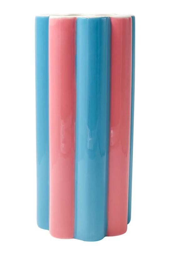 Qué Rico wazon dekoracyjny z dolomitu 12,5 x 12,5 x 26,5 cm multicolor 148.01401