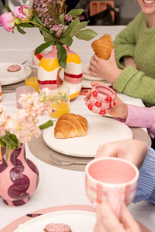 Qué Rico wazon dekoracyjny z dolomitu 18 x 8,5 x 22 cm 148.01472 multicolor AA00