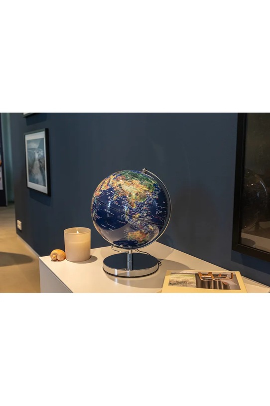 Troika globus dekoracyjny z metalu szczotkowanego 25 x 25 x 32 cm multicolor TRG2511C.P2P2.CH