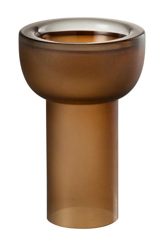 J-Line wazon dekoracyjny ze szkła barwionego 53419 brązowy AA00