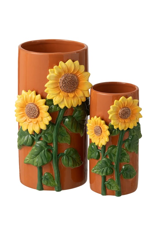 J-Line wazon dekoracyjny z ceramiki 62961 multicolor AA00