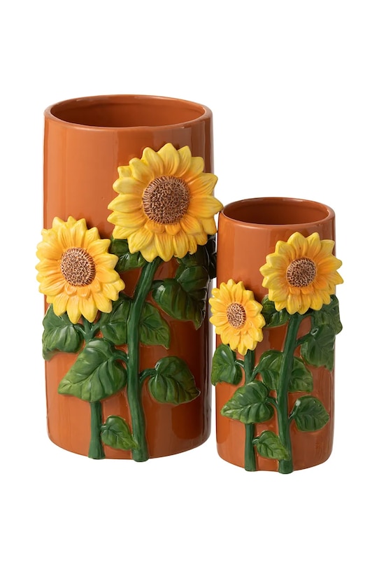 J-Line wazon dekoracyjny z ceramiki 62961 multicolor AA00