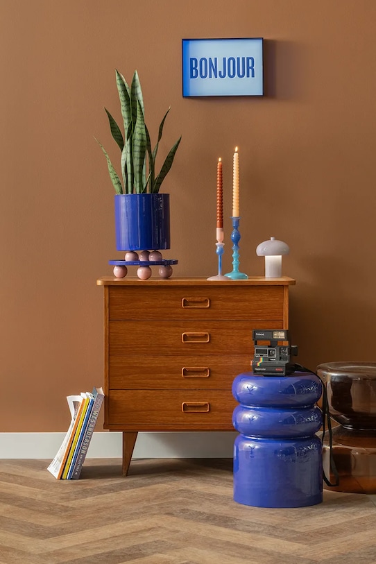 Present Time svietnik dekoratívny z farebného skla viacfarebná PT4346LP