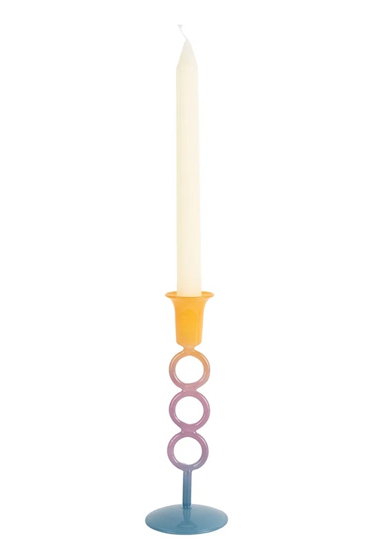 Present Time świecznik dekoracyjny ze szkła barwionego PT4350MC multicolor AA00