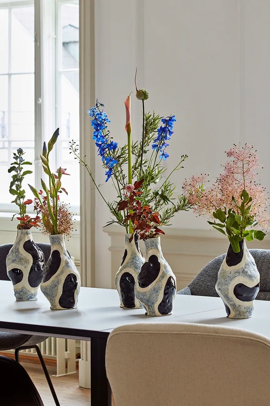 Salon i sypialnia HAY wazon dekoracyjny z kamionki 27 x 15 x 15 cm AB427.A964 multicolor