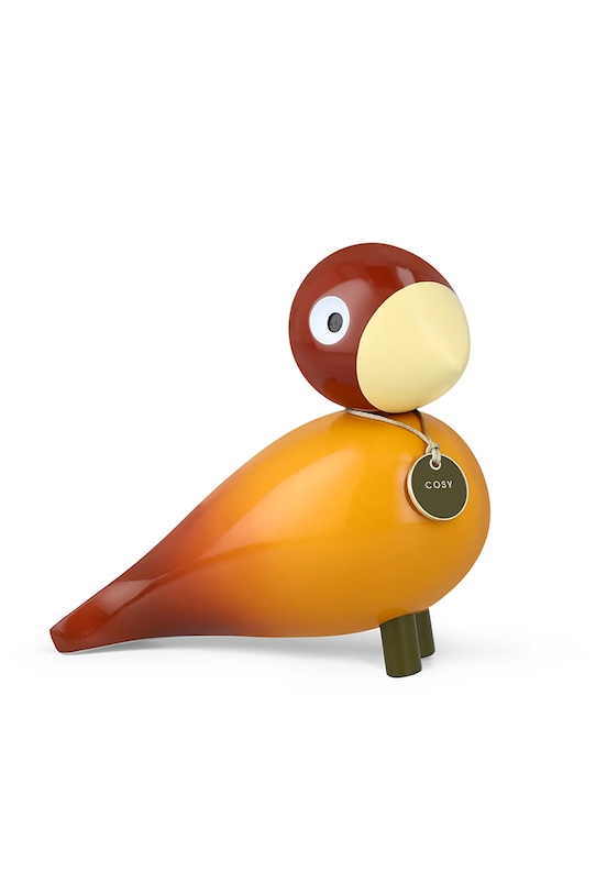 Kähler figurka dekoracyjna z drewna bukowego 15,5 cm pomarańczowy 39825