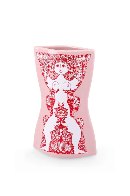 Bjørn Wiinblad ваза декоративная из керамики 16,5 cm 53122 розовый AA00