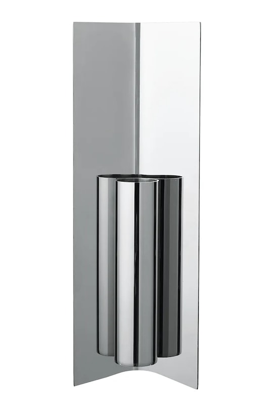 Ferm Living wazon dekoracyjny ze stali nierdzewnej 29 x 10 x 3,7 cm srebrny 1104272542