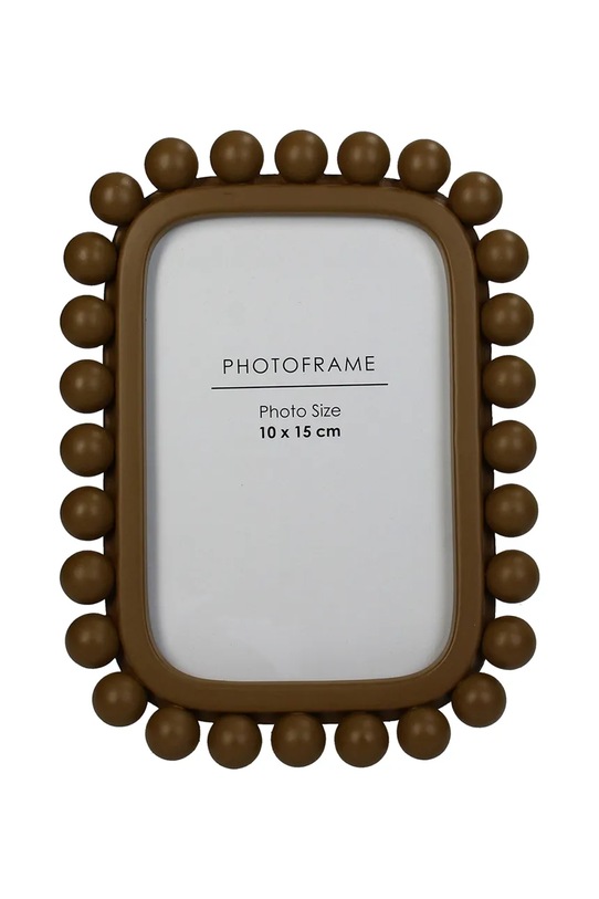 Inne cornice decorativa in plastica 10 x 15 cm marrone KAL.7812