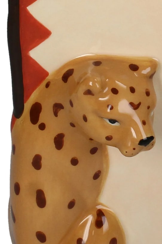 Obývacia izba a spálňa Váza dekoratívna z kameniny 13,5 x 10,2 x 23,2 cm KAL.8359 viacfarebná