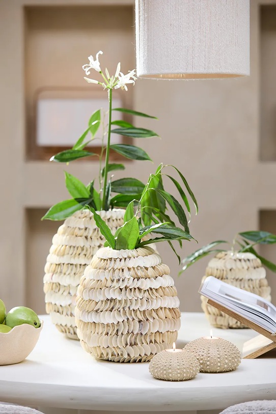 Light & Living wazon dekoracyjny 20 x 21 cm beżowy 5782443