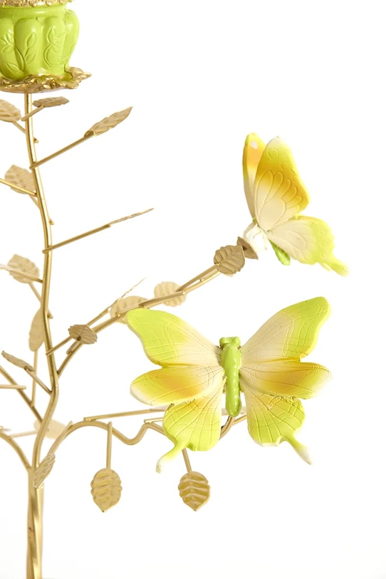 Light & Living подсвечник декоративный из металла 35,5 x 18 x 37,5 cm зелёный 6085476