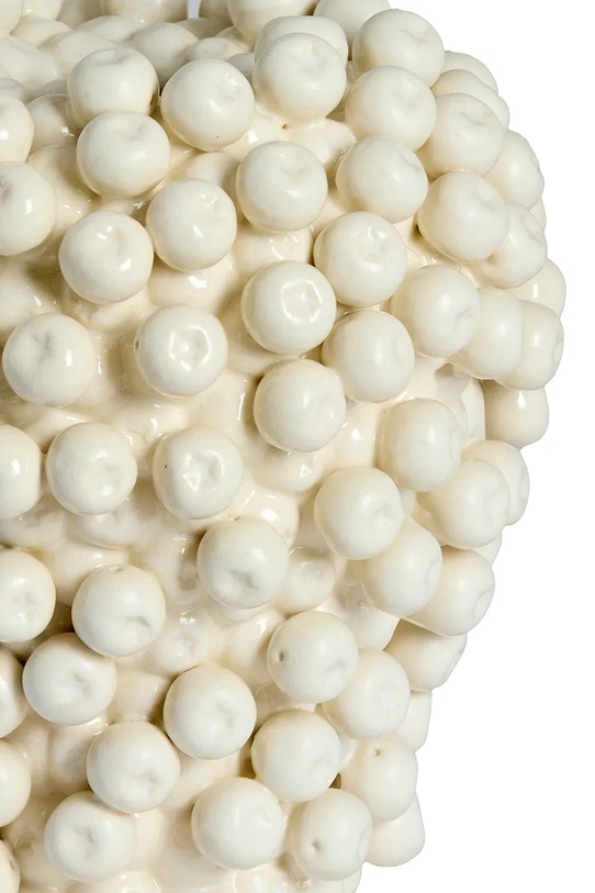 Вітальня та спальня Light & Living ваза декораційна з глазурованої кераміки 20 x 22,5 cm 5764143 білий