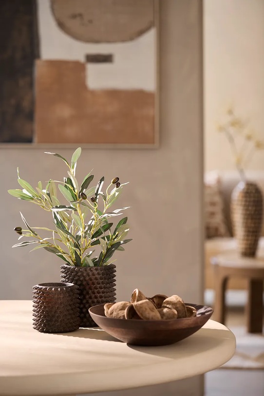 Light & Living ваза декоративная из пластика 17 x 18,5 cm коричневый 5773283