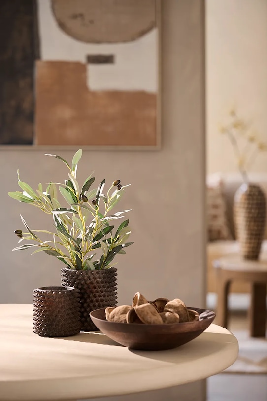 Light & Living ваза декоративная из пластика 17 x 18,5 cm коричневый 5773283