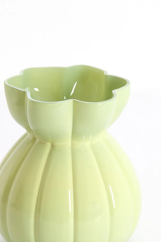 Light & Living ваза декоративная из цветного стекла 17,5 x 19 cm 5780676 зелёный AA00