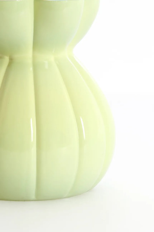 Гостиная и спальня Light & Living ваза декоративная из цветного стекла 17,5 x 19 cm 5780676 зелёный